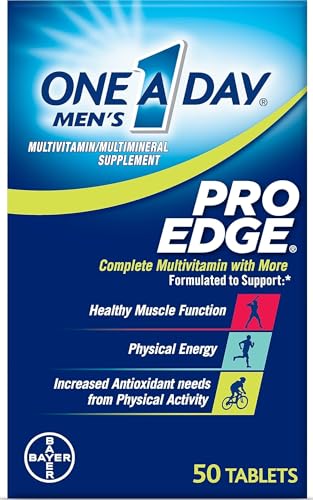 One A Day Men’s Pro Edge Multivitamin, Supplement with Vitamin A,C,D, E and Zinc for Immune Health Support and Magnesium for Healthy Muscle Function, 50 Count - image 1