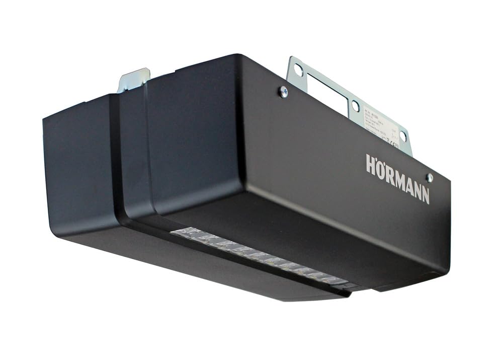 HÖRMANN Clavier à Code ctr1d, 1 Relais, Noir, Antrieb ProMatic Serie 4, pour portes de garage jusqu'à 5000 mm et 9 m², force de traction 600 N