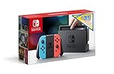  Nintendo Switch Konsole Neon-Rot/Neon-Blau + 35€ e-Shop Guthaben