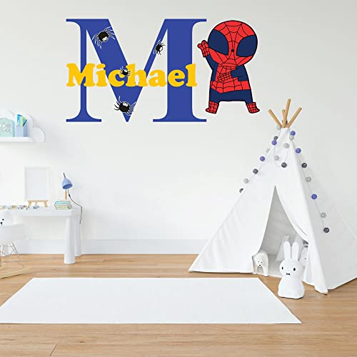 Vinilo Decorativo Personalizado Nombre Araña miniatura 3