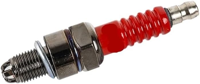 1/2 A7TC D8TC A7TC Racing Spark Suitable for GY6 CG50 70 110 125 150CC Motorcycle Scooter Off Road Vehicle ATV(2Pcs A7TC Silvery)