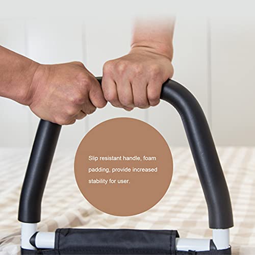 Trilho de Cama, Estável e Seguro, Alça de Assistência Com Bolsa de Armazenamento para Idosos, Aço Ca