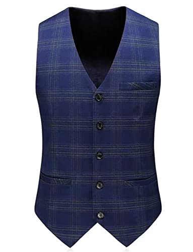 Gilet homme pied-de-poule chic pour style affaires décontracté