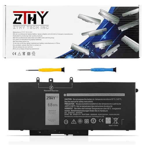 GJKNX Laptop Battery for Dell Latitude 5280 5288 Precision 15 3520 3530