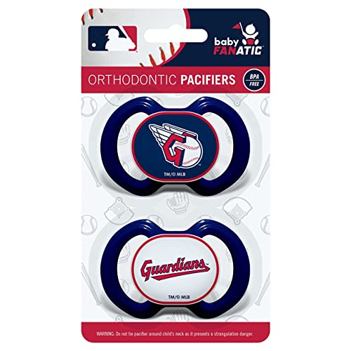 Baby Fanatic Clg2000: Cleveland Guardians Pacifier 2-Pack #TOP15