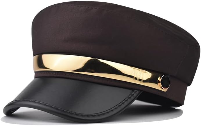 Womens Newsboy Cap Yacht Captain Sailor Hat Cabbie Baker Boy Peaked Beret