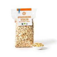 PAKKA – Bio Fairtrade Aprikosenkerne geröstet gesalzen 700gr, Öko geröstete Aprikosenkerne entbittert, direkt hergestellt und abgefüllt vom Produzenten in Usbekistan, vegan, Familienpackung, Value-Pac