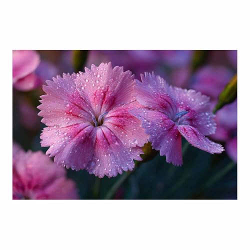 Fleurs magnifiques sur toile pour une chambre élégante