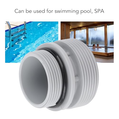 SIXRUN Adaptateur de Conversion de Tuyau de Piscine, Plastique, 60mm/47mm, Compatible avec Modèles 4560 et 58254, 2 Pièces avec Joints – vue 5