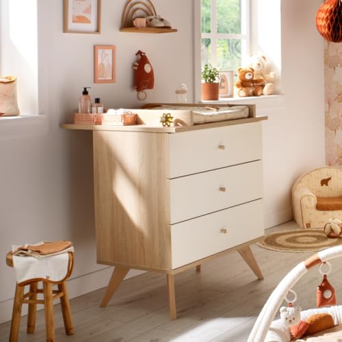 Plan à langer pour commode 3 tiroirs bébé chambre - 4