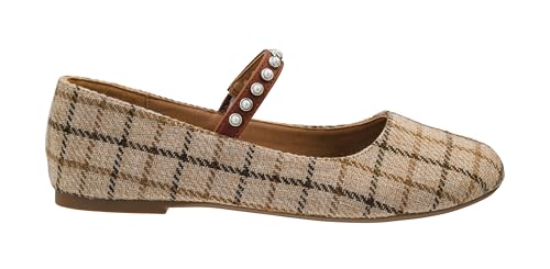 Corkys Footwear Hey Girl Women's Tea Time Flats - Featuring a Pearl-Adorned Elastic Strap, Luxurious Comfort, Sophisticated Design, and Versatile Elegance2