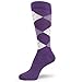 Spotlight Hosiery Men's Groomsmen Wedding Argyle Dress Socks- Light Purple/White/ Lavender/ Purple