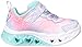 Skechers Kids Flutter Heart Lights-Simply Sneaker, Lavender/Multi, 8 US Unisex Toddler