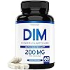 DIM Supplement for Women & Men (Diindolylmethane Estrogen Blocking Supplement, Hormonal Acne Treatment, Hormone Balance for Women) (200mg Per Serving) - Vegan, Gluten-Free, USA Made (60 Capsules)