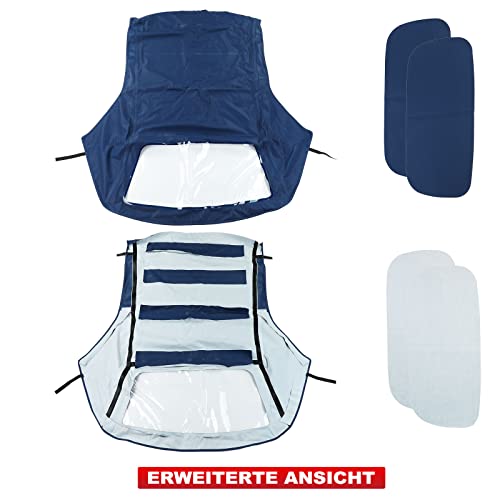 Frankberg Cabrioverdeck Softtop Verdeckbezug Blau Kompatibel mit Z3 Roadster E36 1996-1999 3er E36 1994-1998 3er Cabriolet E36 1994-1999 Replace# 10-04-E36-031