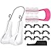 TrelaCo 9 Pieces Nose Shaper Clip Nose Lifting Shaping Clip Nose up Lifting Clips Nose Lifter Silicone Nose Bridge for Wide Nose, Low Nose, Inverted Nose, Curved Nose, Big Nose