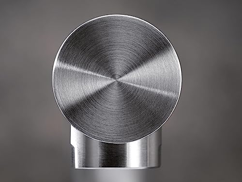 BLANCO LANORA-S-F | Küchenarmatur aus massiv Edelstahl | Hochdruck | Mit herausziehbarem Schlauch | Vorfensterarmatur zur Montage vorm Fenster | Gesicherte Wasserqualität & wassersparend