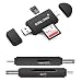 Produktbild Goblown SD-Kartenleser, OTG-Adapter, Micro SD-Kartenleser/USB 2.0 Kartenleser/TF, SD, Microsd, SDXC, SDHC, MMC, RS-MMC, Micro SDXC, Micro SDHC, UHS-I Kamera-Reader für PC & Laptop & Smartphones R320