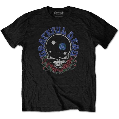 Image of Grateful Dead T Shirt Space Your Face Band Logo Vintage Official Mens Black L