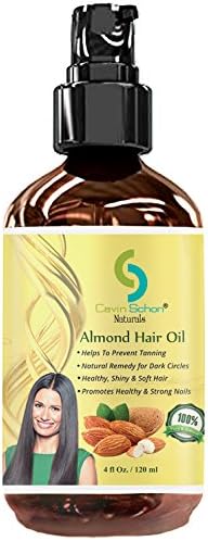 4 fl. Oz Almond Herbal Hair & Scalp Massaging Oil - 100% Natural & Pure