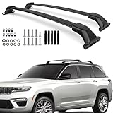 Roof Rack Cross Bars for Jeep Grand Cherokee L 2021-2026 & Grand Cherokee 2022-2026, 260lbs Aluminum Roof Rack Storage Accessories for Bicycle, Kayak, Cargo, Cargo Carrier, Skiboard