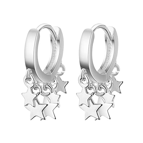Cadeau S925 boucles d'oreilles étoile féminine pour célébrer un moment unique