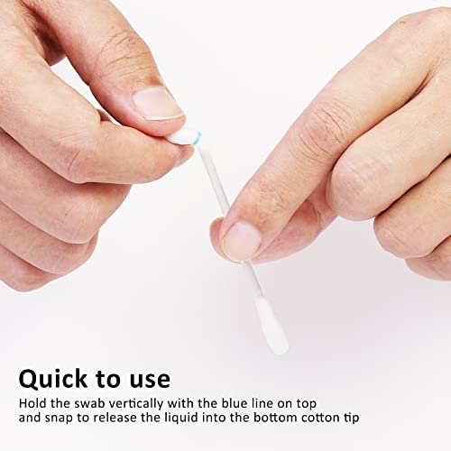 OPOVE Piercings Aftercare Sterile Saline Swabs for Cleansing and