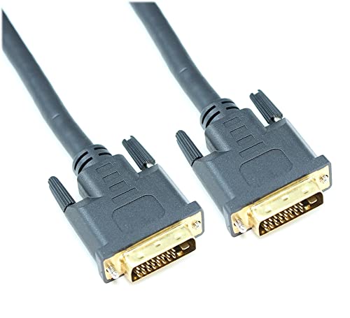 MyCableMart 35ft DVI-D Dual Link Digital (26 AWG) Male to Male Gold Plated Cable