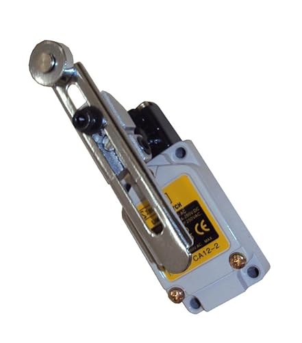 Chave Fim de Curso Metálico 1NA + 1NF | WL -CA12-2 Haste Ajustável e Roldana