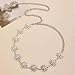 Waist Belt for Women Fashion Gold Silver Sun Flower Chain Belts Adjustable Metal Body Chains Trendy Jewelry Accessory for Jeans Dresses (Silver)