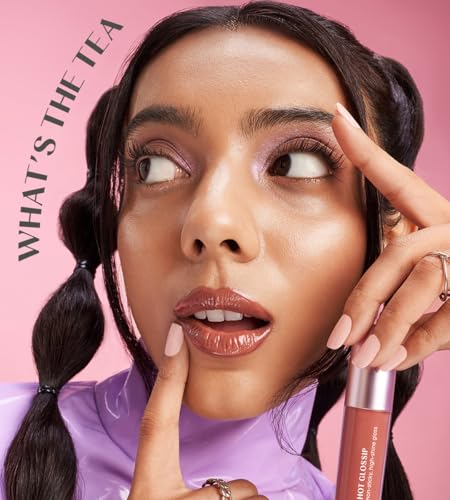 Image of House Of Makeup Non-sticky gloss | High-shine lip gloss for pigmented lips | Lip gloss with hyaluronic acid | Zero stickiness (What's The Tea)