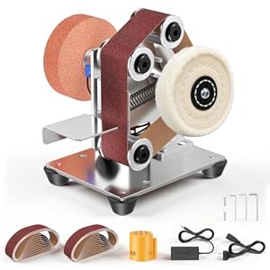 Mini Elektrischer Bandschleifer Klein Messer mit 20pc Schleifbänder
