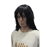 Alucard Cosplay Wig Xcoser Anime Hellsing Black Short Straight Hair for Men