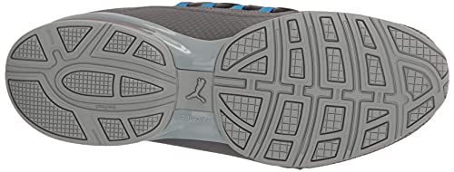 Image of PUMA Mens Axelion Castlerock-Green Glare 13 Medium
