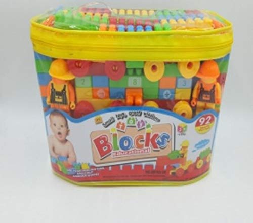 Brunte Expert Building Blocks for Kids,Educational Game Let Your Kid Make Everything He/She Dreams of. Improves Logical,Multicolor