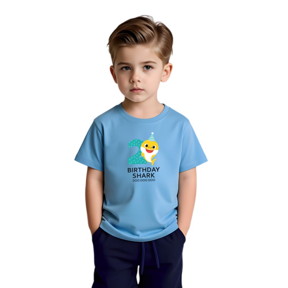 2nd Year T-Shirt for Boys and Girls - Fun and Cute Second Birthday Outfit - Soft Cotton Short Sleeve Toddler TShirt - Perfect for Baby's Celebration - Unisex