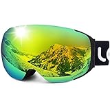Verdreifachung Anti Fog Skibrille : Wir verwenden exklusive ,,V-FOG LENS TECH “ - 90 Sekunde Anti Nebel Technologie. Anti-Nebel-Performance, besser als jeder Skibrille auf dem Markt. Die innener Gläser ist eine spezielle Anti-Fog-Objektiv, es verhindert ein Beschlagen der Gläser, um Sie Klaren Blick zu bleiben. Zusätzlich Die Öffnungen an der Ober und Unterseite der Skibrille können die Luftströmung effektiv verbessern und die Anti-Beschlag-Leistung erhöhen.