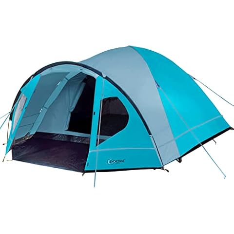 Portal Zelt 3-4 Perosonen mit Vorzelt Camping Kuppelzelt 4000mm wasserdicht igluzelt Familienzelt Festivalzelt Outdoor Cover