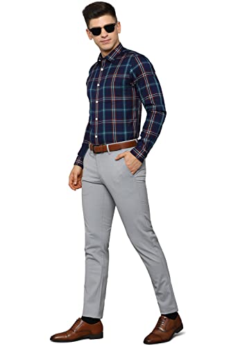 Image of Allen Solly Men's Slim Fit Work Utility Pants