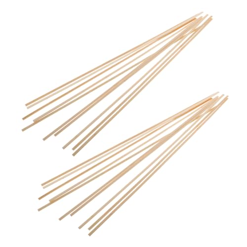 VILLCASE 20pcs Dowels for Kite Making Thin Rods Wood Kite Support Sticks Dowel Rods Sticks for Children's Kite-Making DIY Kite Crafting
