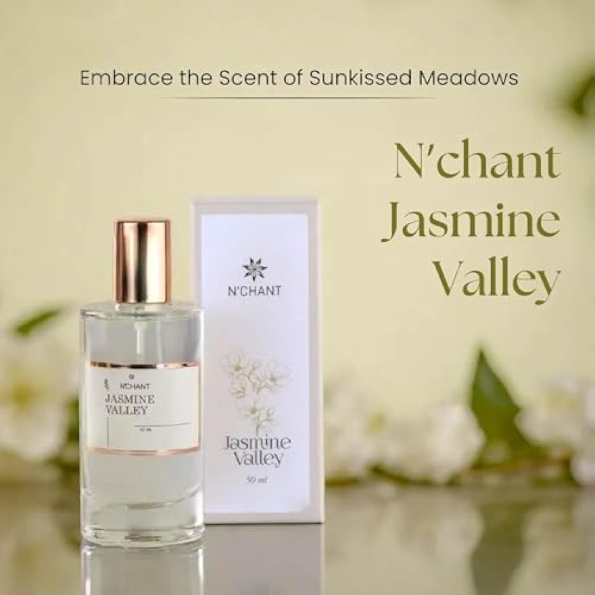 Unisex N'Chant Jasmine Valley Eau De Parfum, 50ml