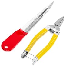 DIYEAH Wicker Repair Pry Tool for Rattan Weaving, 5.91 Inch Caning Supplies for Chair Caning Kit, Wicker Mending Kit Tools for Rattan Webbing, Basket Making & Furniture Crafting Nipper
