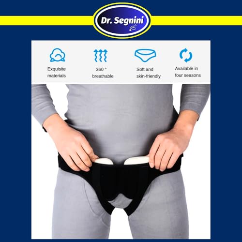 Faja de soporte para hernia inguinal doble ajustable unisex miniatura 6