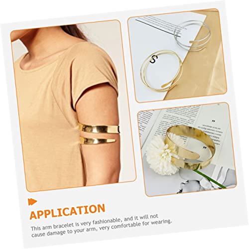 Abaodam 15 Pçs Pulseiras De Redemoinho Envoltório Simples Jóias Femininas Moda Braço Manguito Para B