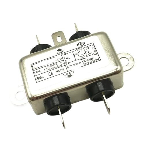 Filtro de potencia con interruptor CW2C-10A-T de 10A y 6A para control de interferencias 2