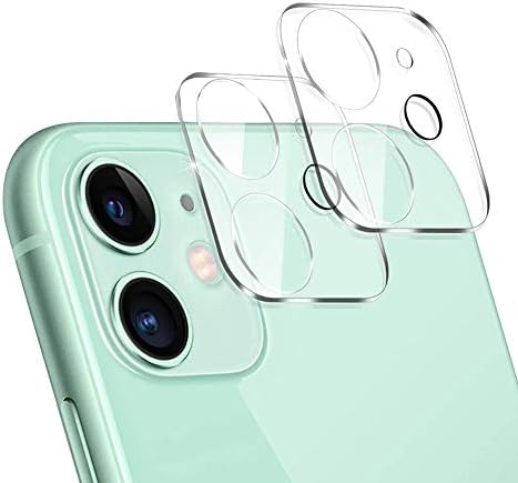 ULAK iPhone 11 Camera Lens Protector [2 Pack], [9H Hardness] Ultra Clear Anti-Scratch Thin Full Cover [Bubble Free] Tempered Glass Screen Camera Lens Protector for iPhone 11