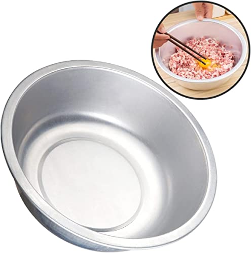 Preparation Fruit Lettuce Salad Wash Thicken Stainless Household Multifunctional Washing Fruits Basin Pan Thickened For Accessory Asian Nesting Basket Cooking Vegetable (Color : Silver, Size : ( Color #TOP2