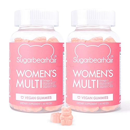 Preisvergleich Produktbild SugarBearHair Womens Multi / Vegan MultiVitamin 2er Set - 1 Monat - 2x 60 = 120 Stück