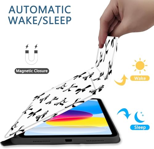 Funda con teclado Bluetooth para iPad 10.9 que evita rayones con protector de pantalla 6