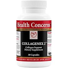 المخاوف الصحية Collagenex 2 مكمل الكولاجين لدعم ومرونة المفاصل غشاء قشر البيض الطبيعي للرجال والنساء - دعم الأنسجة الضامة مكمل عشبي صيني - 30 كبسولة